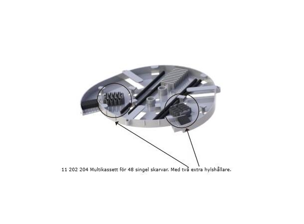 Multikassett for inntill 48 skjøter 2-pack, for Tykoflex T4 skjøteskap 